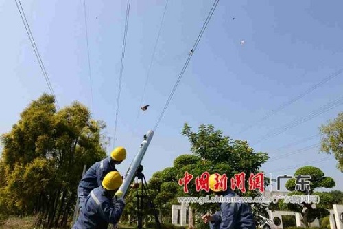 東莞供電局“激光大炮”問世